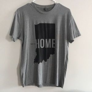 Indiana HOME T-shirt NWOT